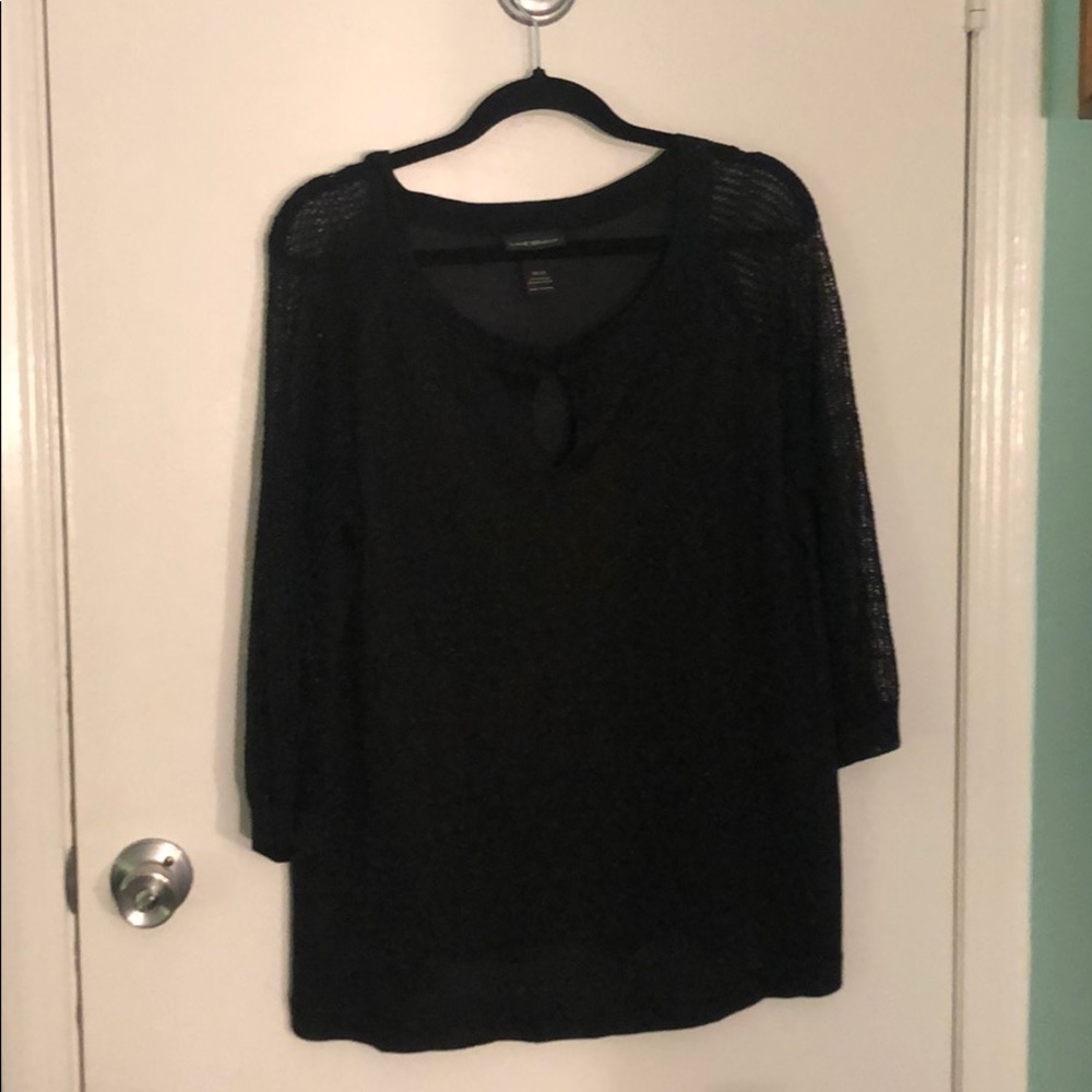 Sparkly black sweater